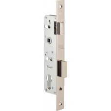 Корпус Kale kilit (Кале килит) узкопрофильного замка с защёлкой 153 (30 mm) w/b (никель)