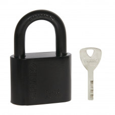 Замок Fuaro (Фуаро) навесной PL-WEATHER-1550 Black 4 fin key ( PL-15-50) диск. /блистер