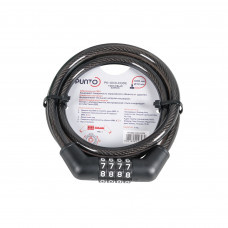 Замок Punto (Пунто) тросовый PK-BIKE-1010-CODE (10х1000) /подвес